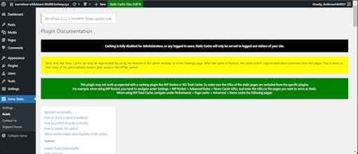 Serve Static – WP Static Page generator gallery image