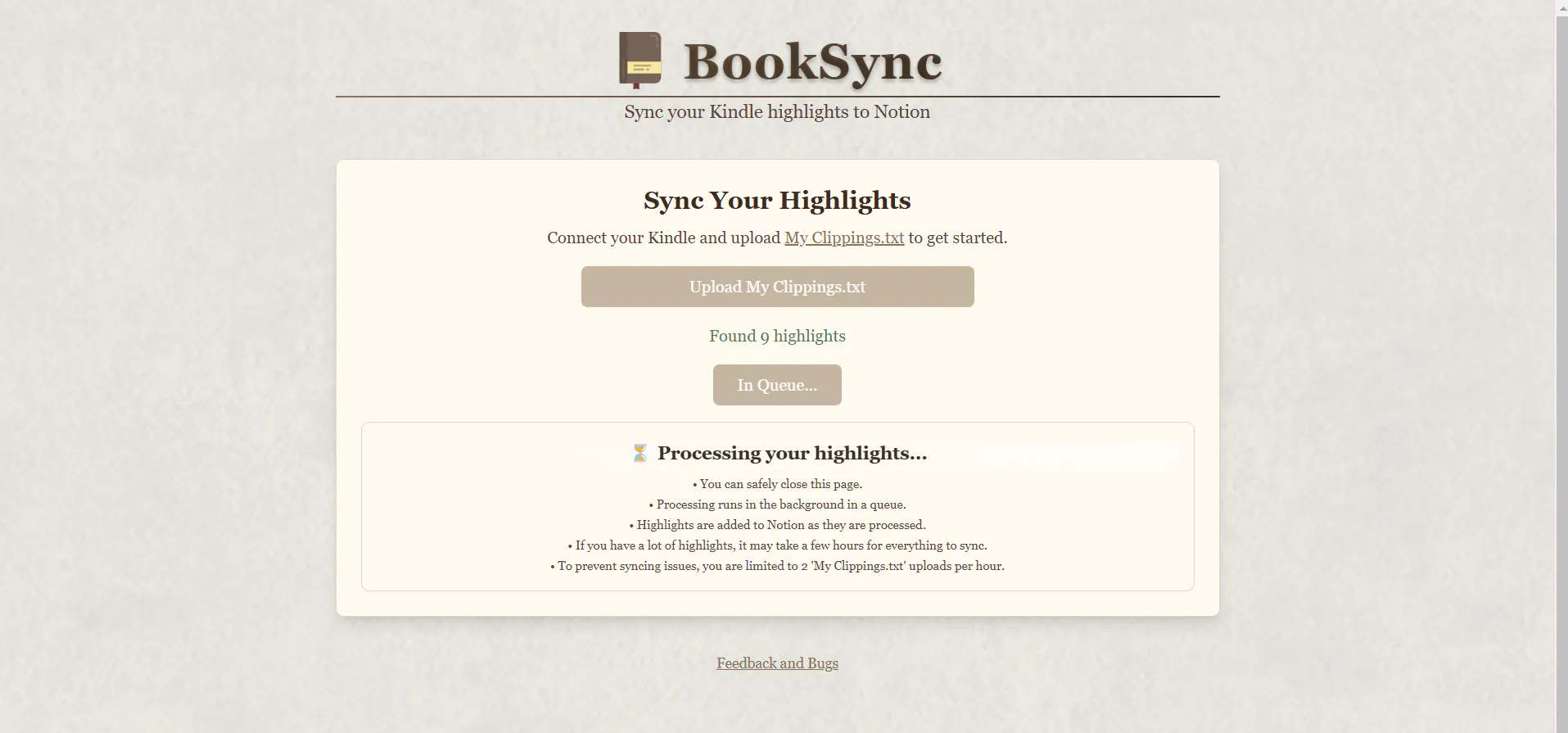 BookSync gallery image
