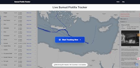Sumud Flotilla Tracker gallery image