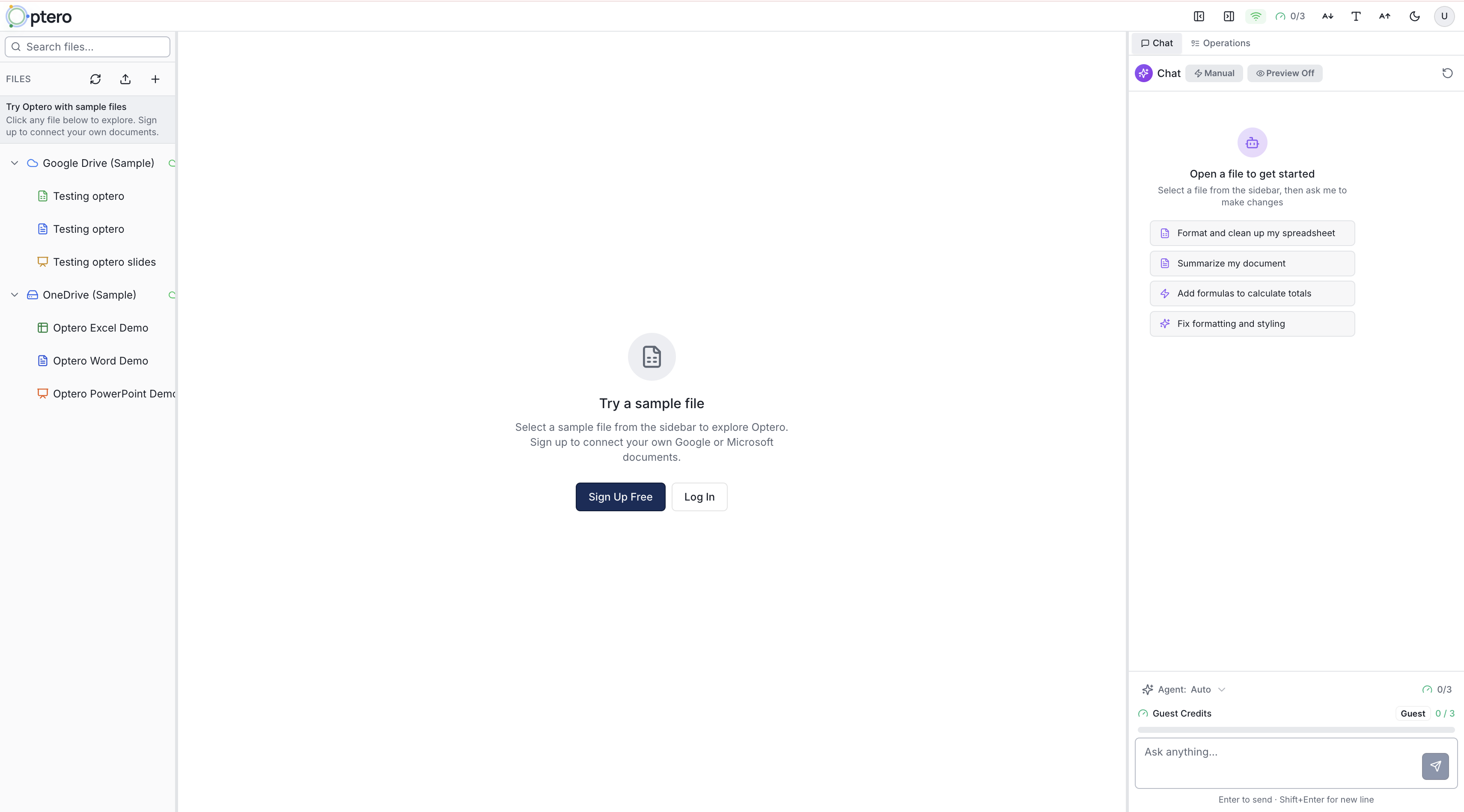 Optero - Screenshot 2 showing product features and functionality