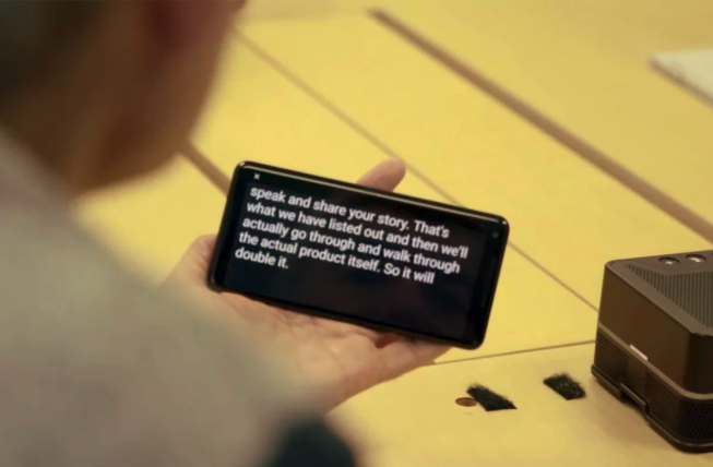 Google Live Transcribe gallery image