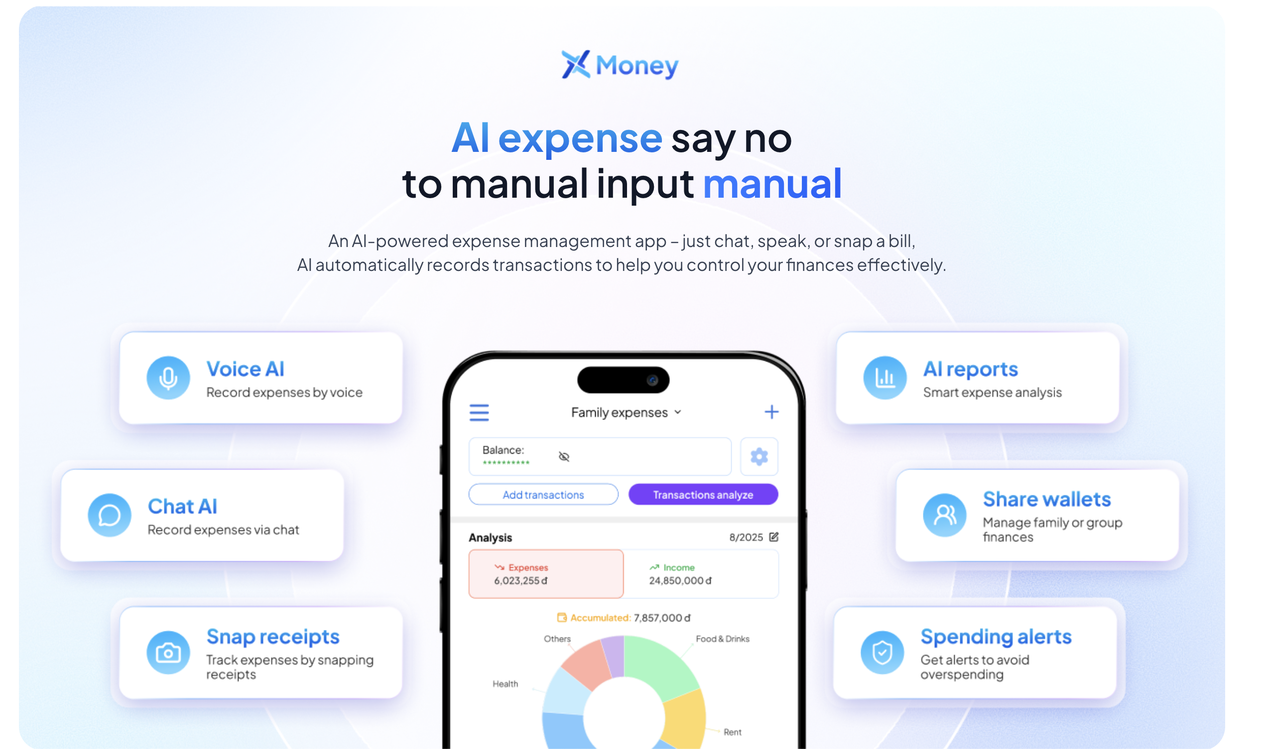 X-money | Al Expense Manager gallery image