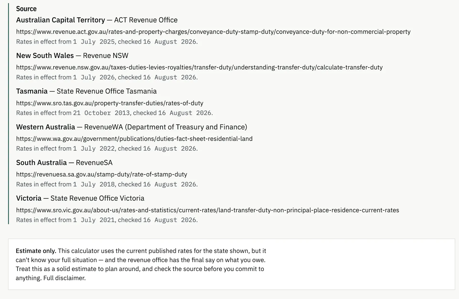 Workings — Stamp Duty Calculator screenshot 4