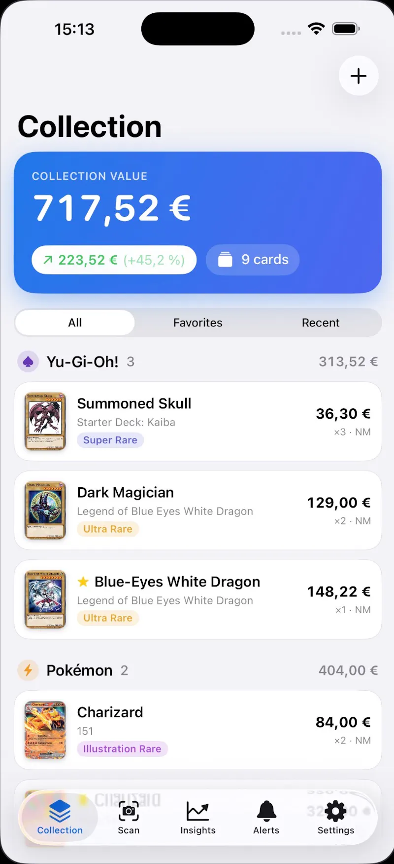 CardVault: TCG Tracker screenshot 1