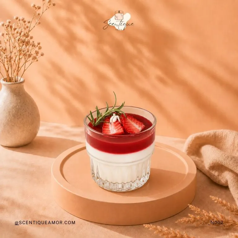 Strawberry Latte Scented Candle
