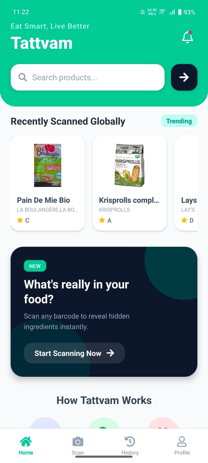 Tattvam - Screenshot 2 showing product features and functionality