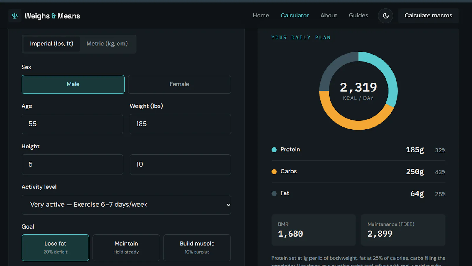 Weighs & Means screenshot 1