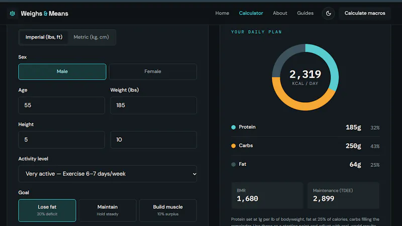 Weighs & Means screenshot 1