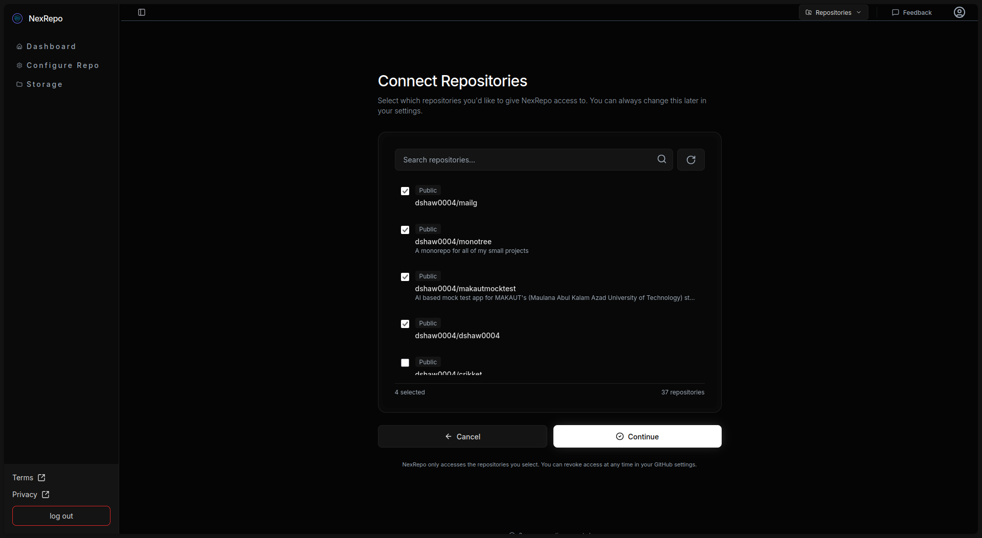NexRepo gallery image