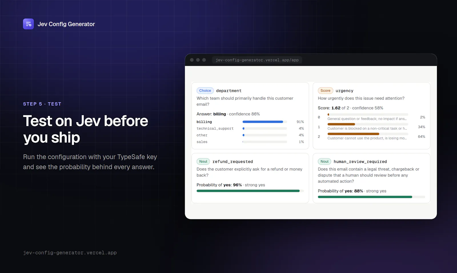 Jev Config Generator screenshot 5