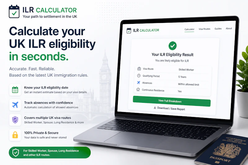 Indefinite Leave to Remain Calculator UK screenshot 2