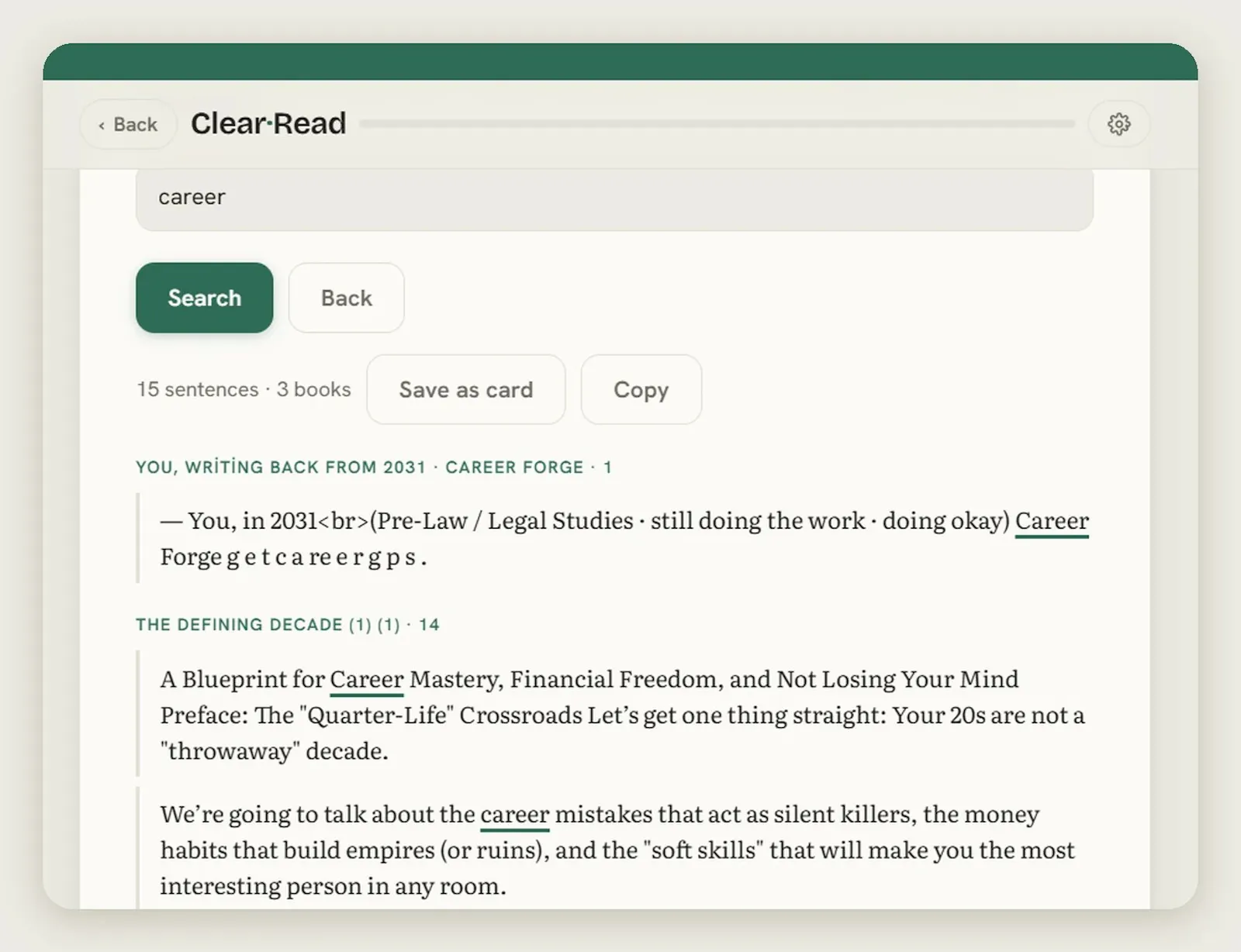 ClearRead — Remember what you read screenshot 11