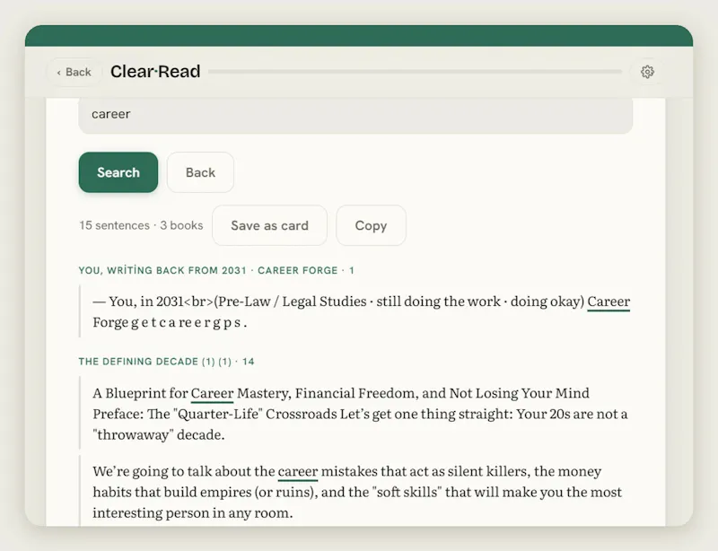 ClearRead — Remember what you read screenshot 11