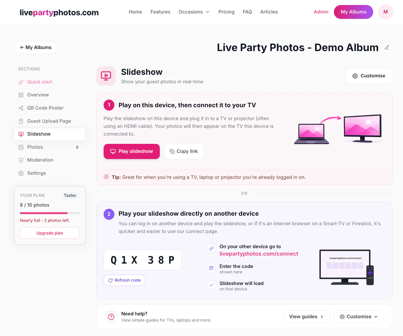 Live Party Photos screenshot 2