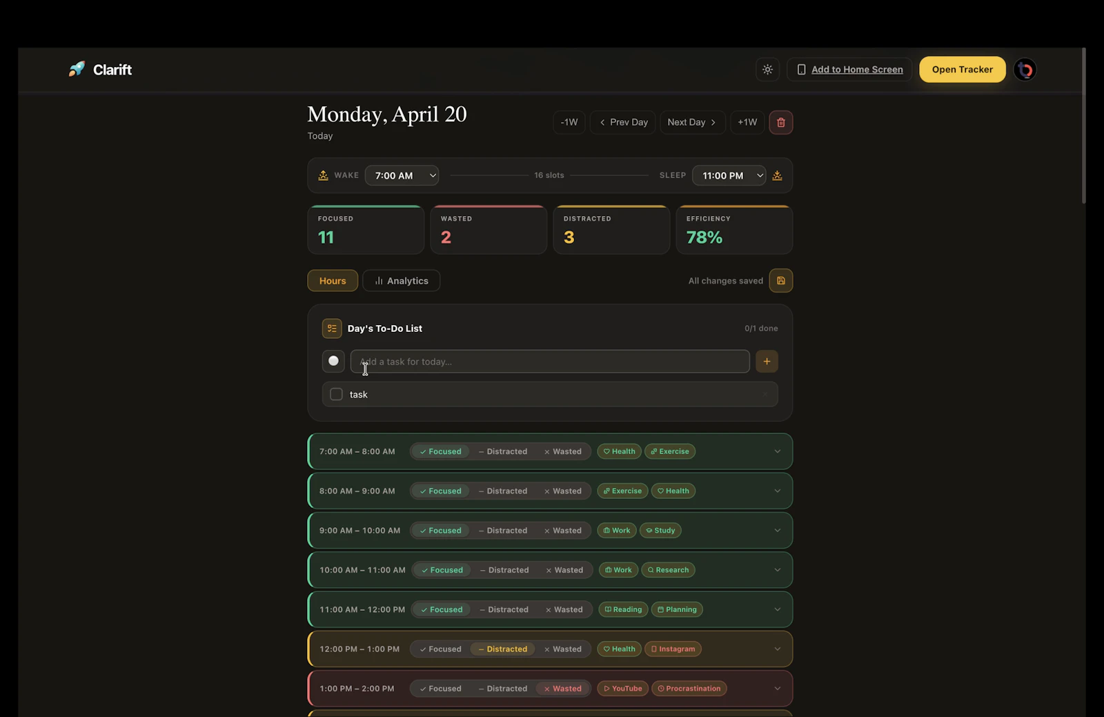 Clarift screenshot 4