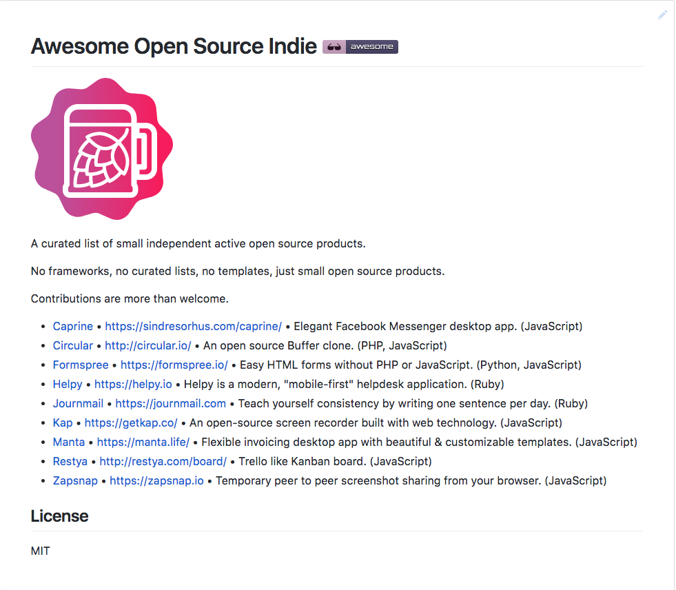 Awesome Open Source Indie gallery image
