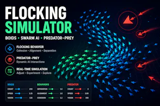 Flocking Simulator (Boids) gallery image