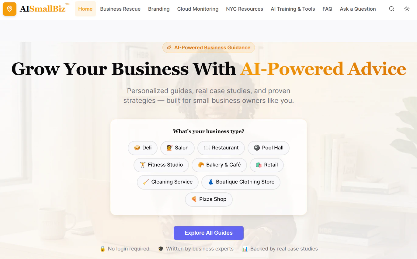 Free teaching of AI etc for SMB's logo
