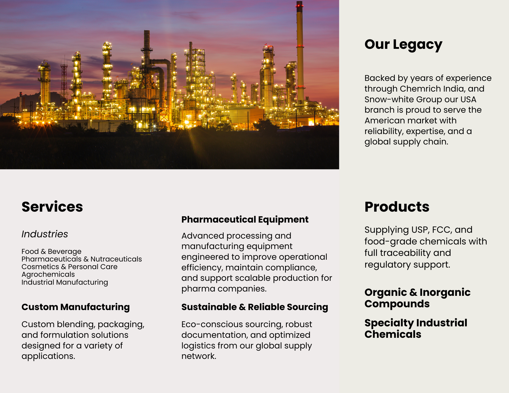 Chemrich Global - Screenshot 2 preview