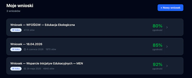 Grantbot.pl screenshot 3