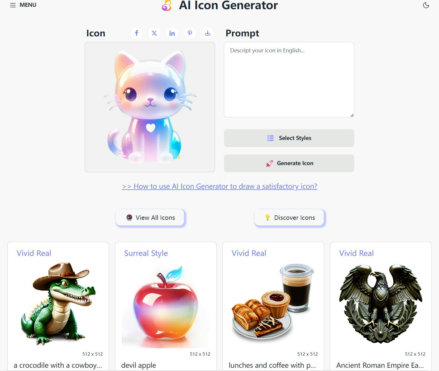 AI Icon Generator gallery image