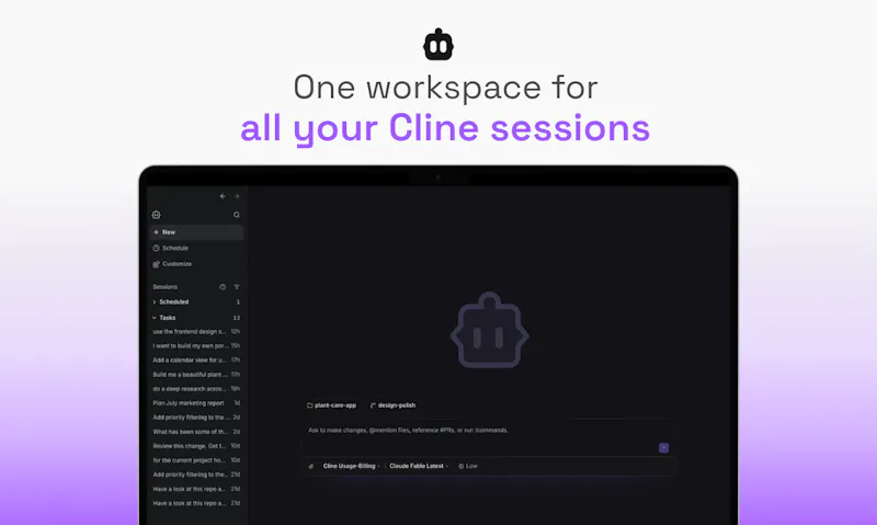 Cline Desktop App screenshot 2