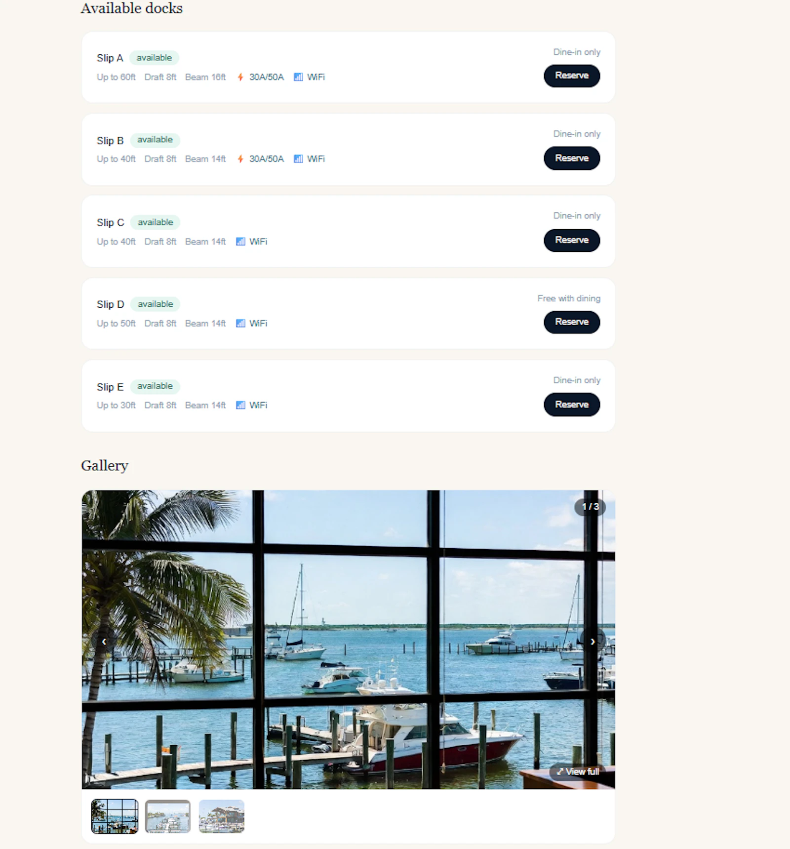 DockDineFuel screenshot 6