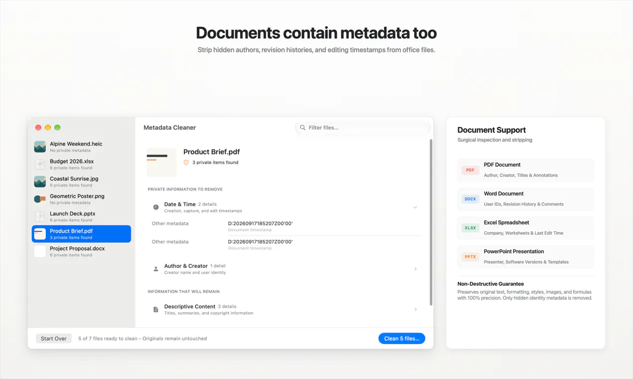 Metadata Cleaner gallery image