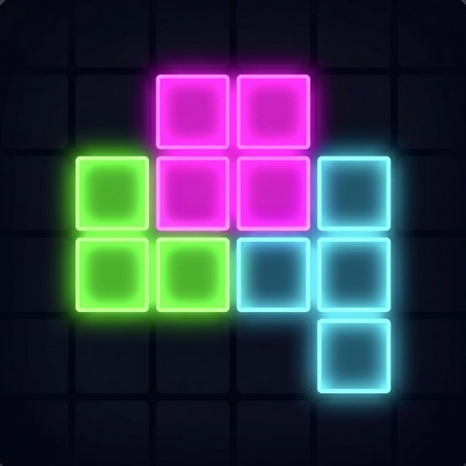 Neon Grid Puzzle