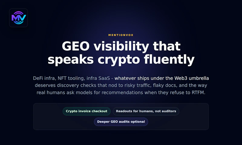 MentionVox - GEO checks for brands screenshot 4