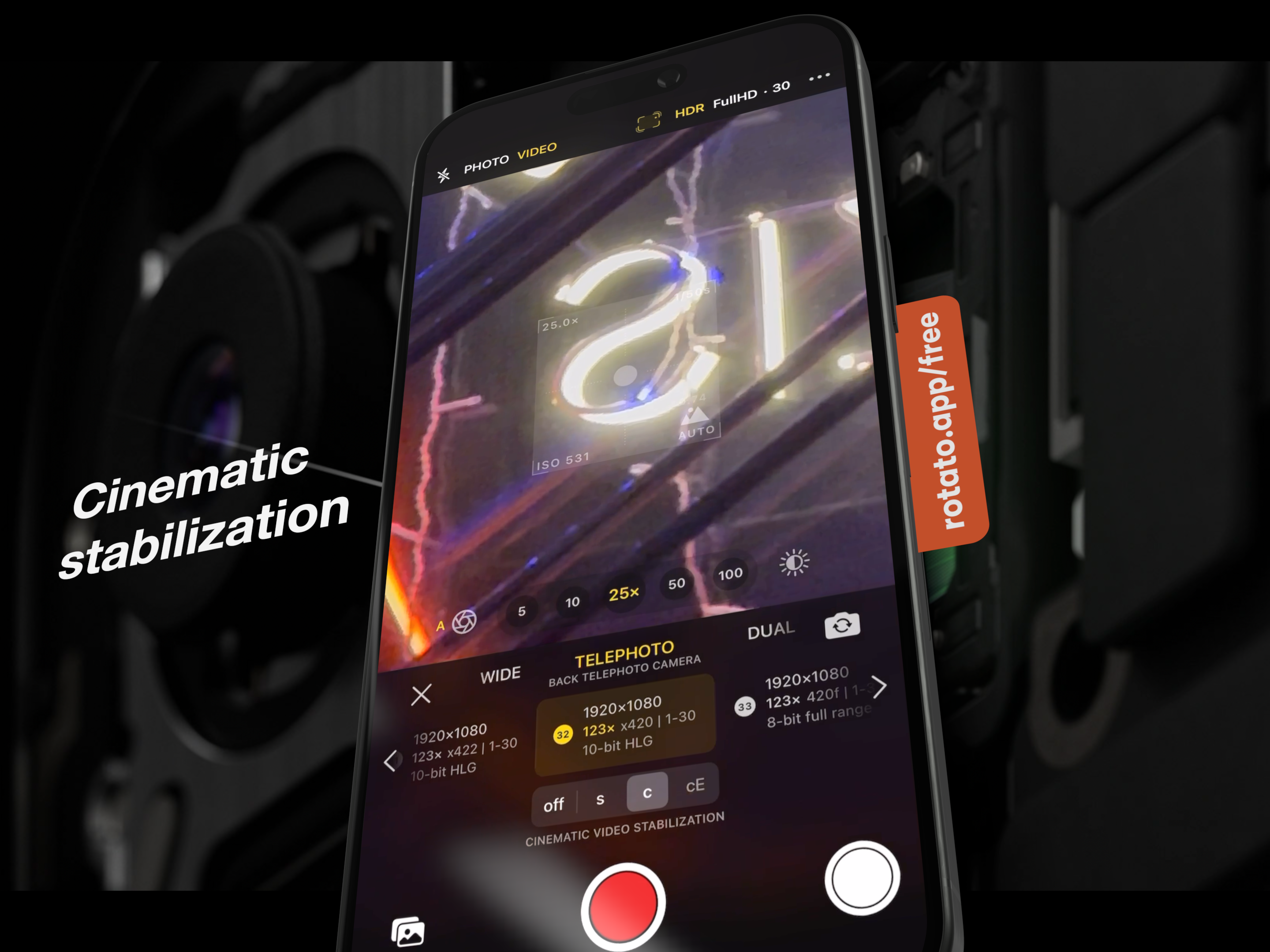 وسائط xZoom.app - كاميرا متقدمة لجهاز iPhone 6