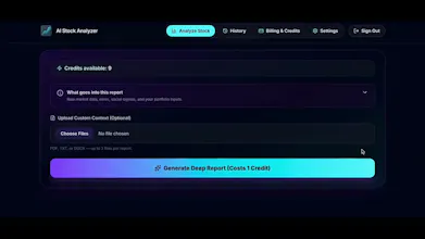 AI Stock Analyzer gallery image