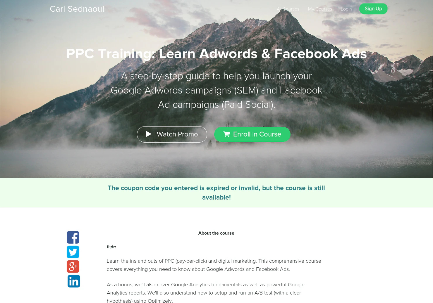 Paid Marketing Course