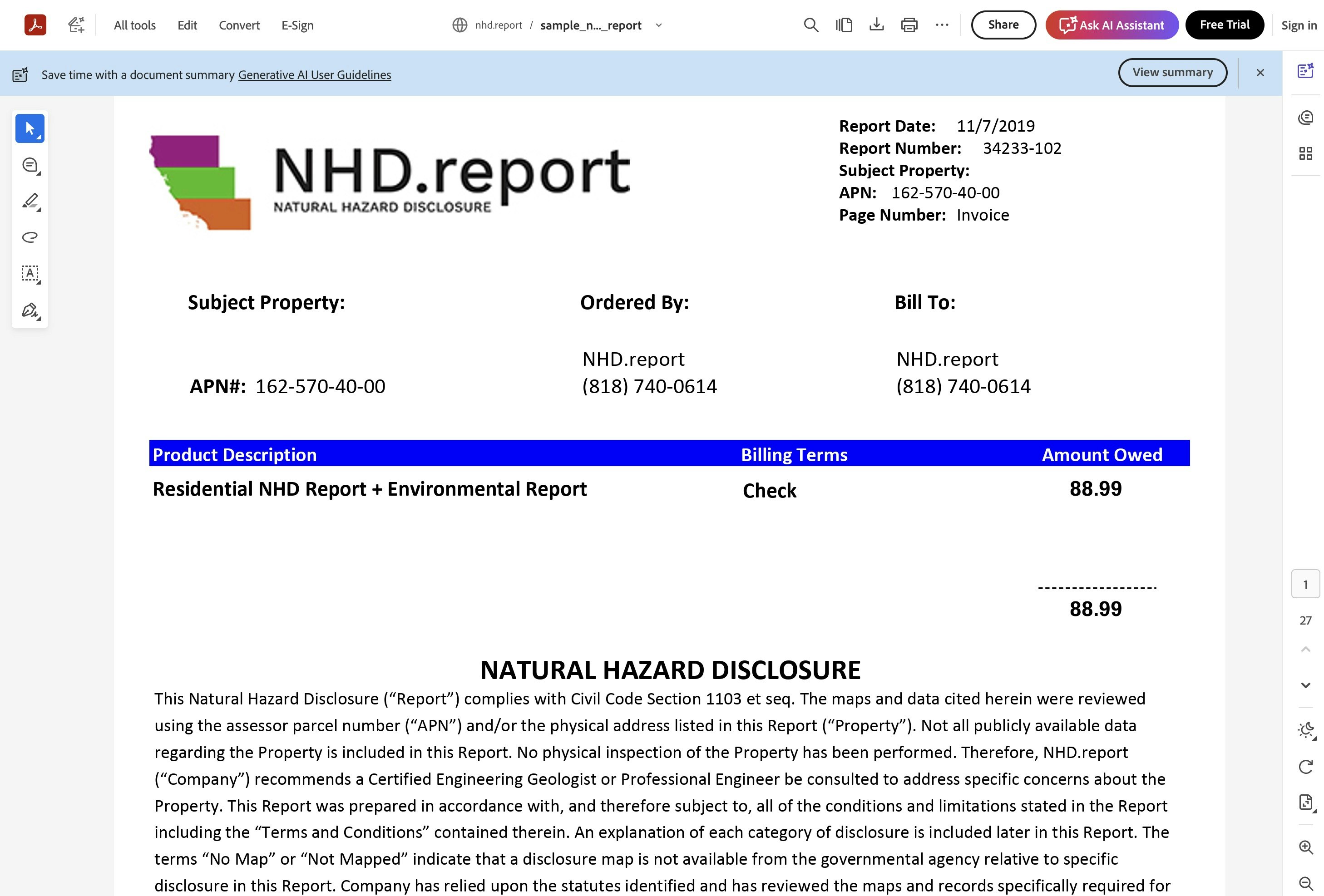 nhd.report: Fast Real Estate Disclosure gallery image