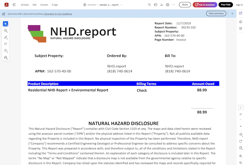 nhd.report: Fast Real Estate Disclosure screenshot 3