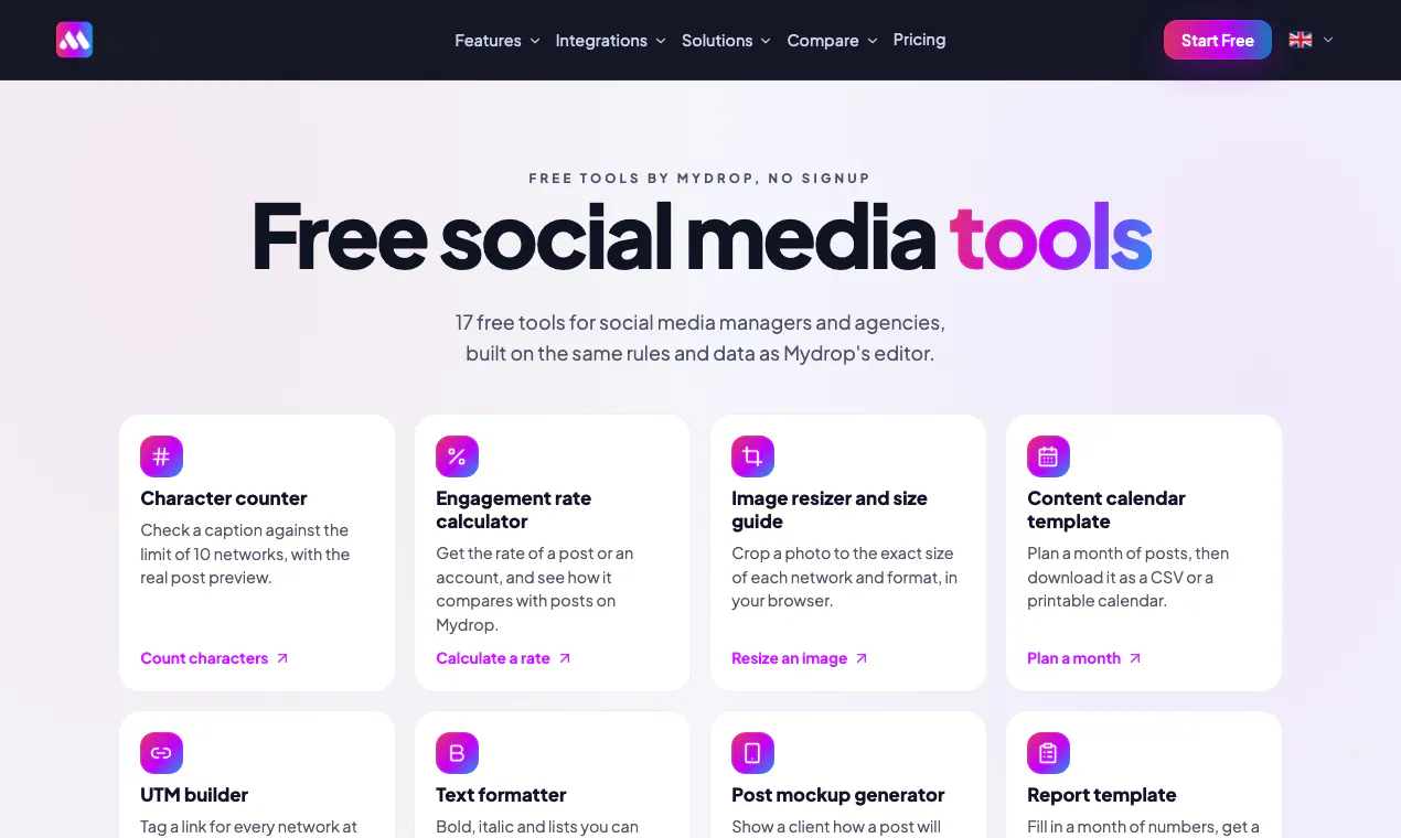Mydrop Free Social Media Tools gallery image