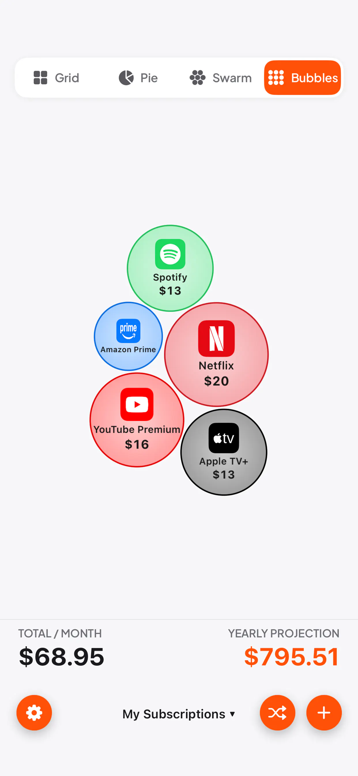 Simple Subscription Tracker gallery image