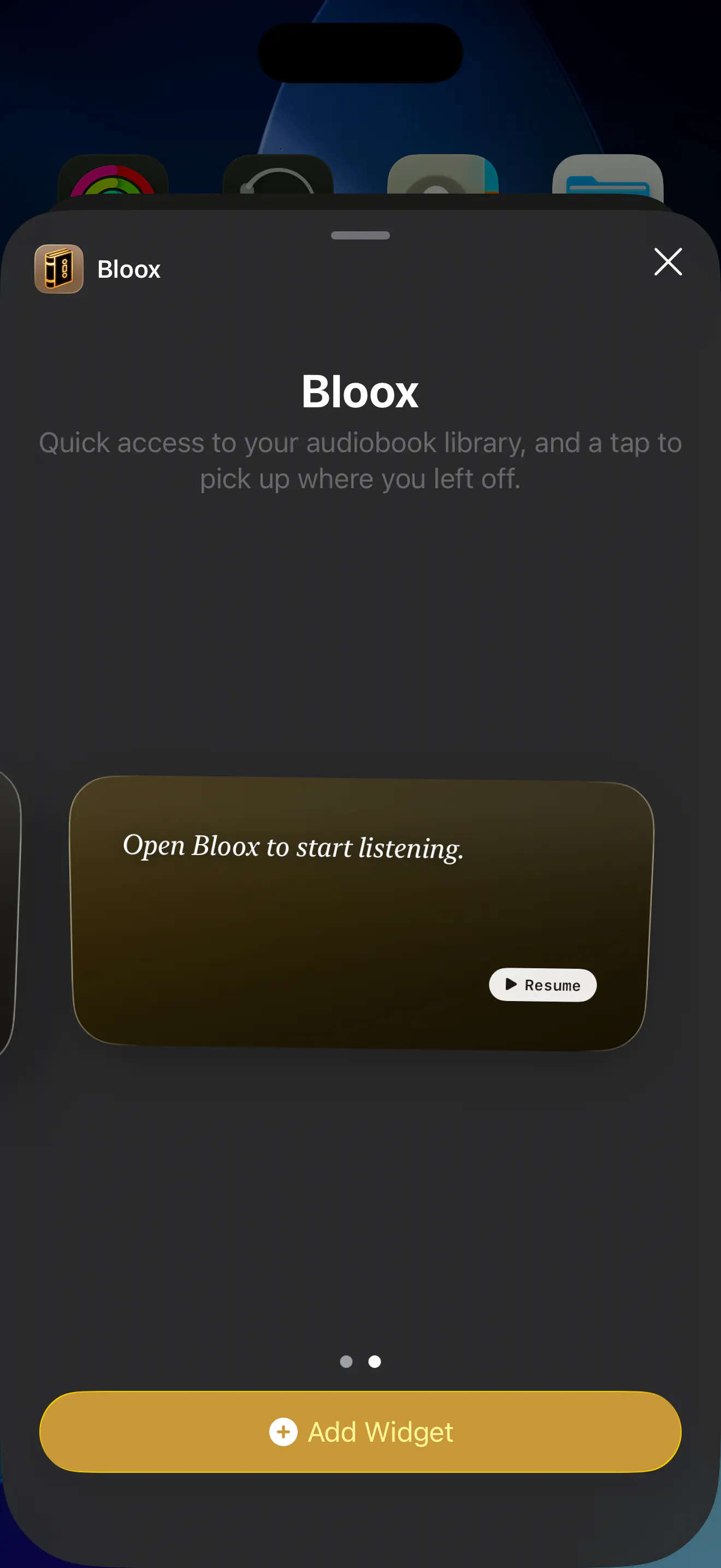 Bloox - an on-device-AI audiobook player gallery image