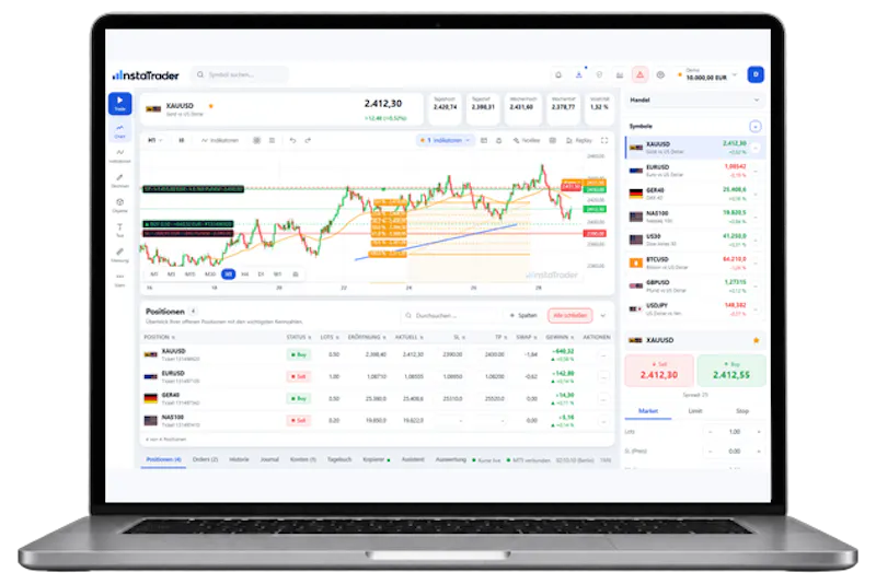 instaTrader screenshot 2