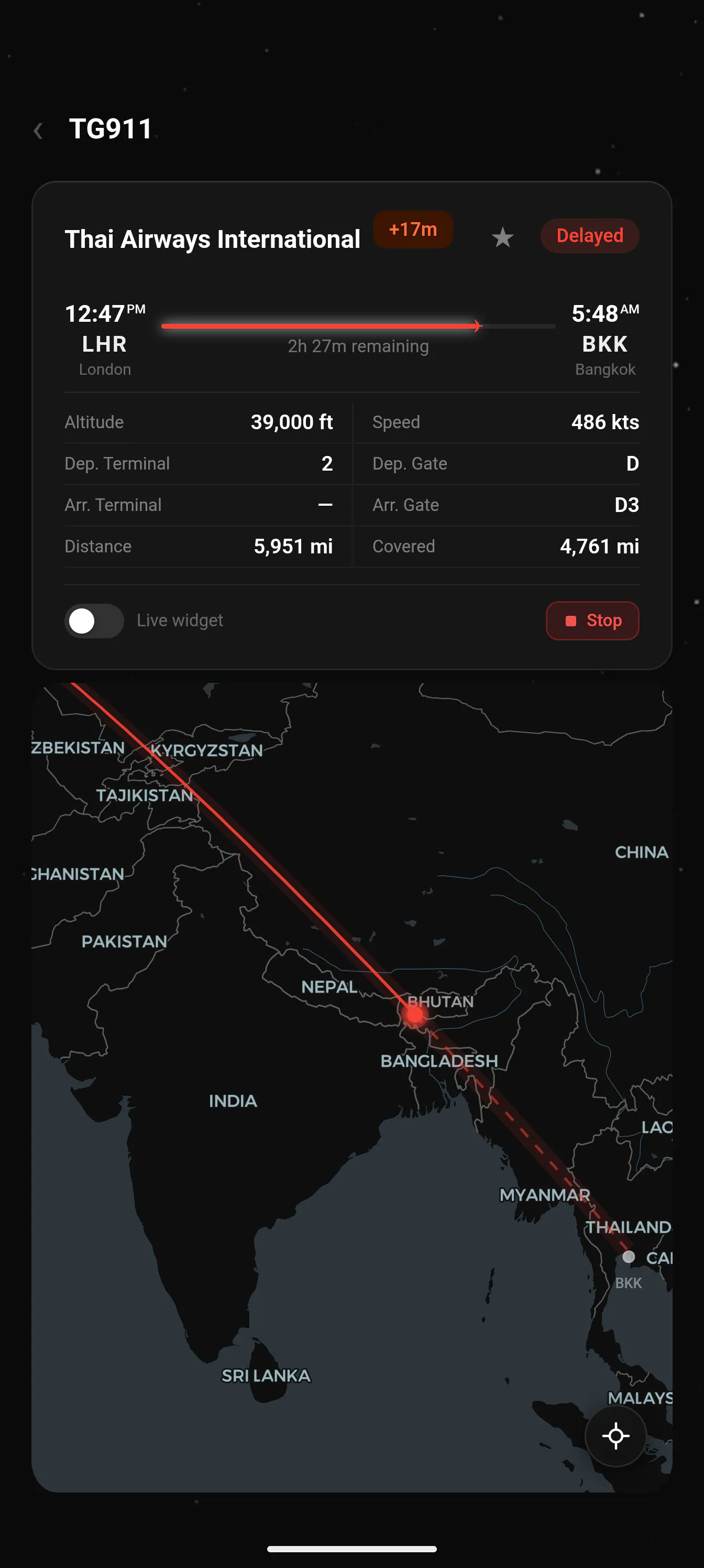 Vayu - Flight Tracker gallery image