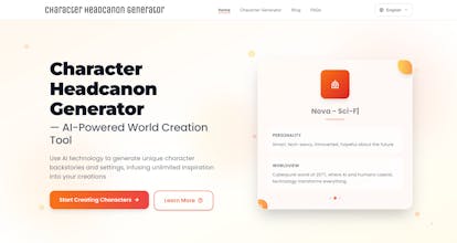 Character Headcanon Generator gallery image