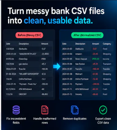 Bank CSV Normalizer gallery image