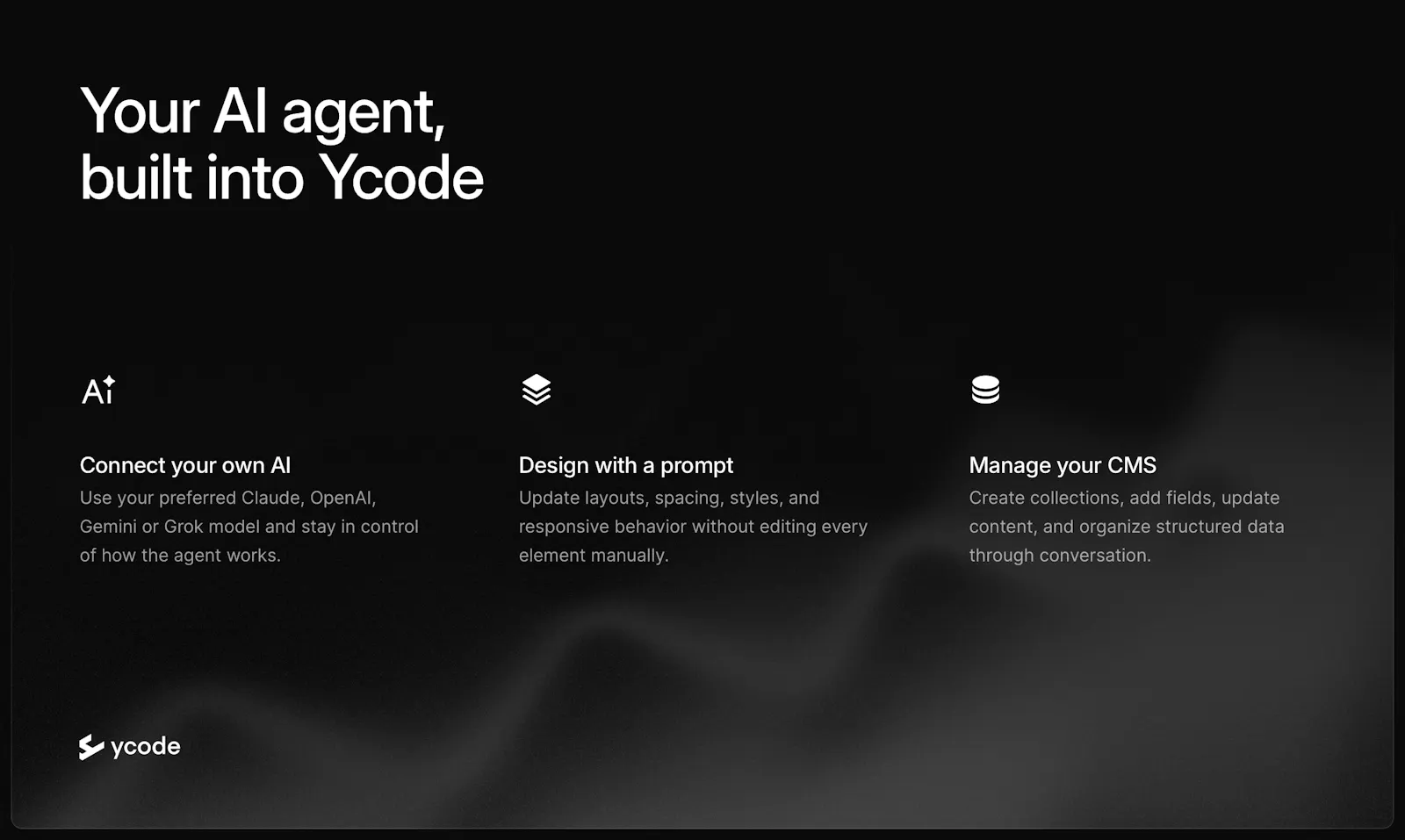 Ycode AI Agents screenshot 2