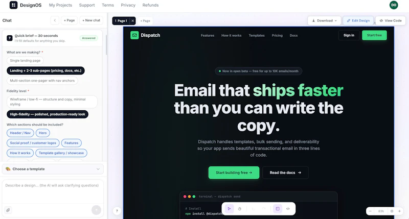 DesignOS  screenshot 3