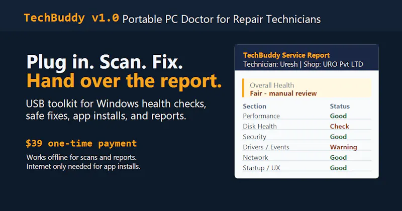 TechBuddy screenshot 2
