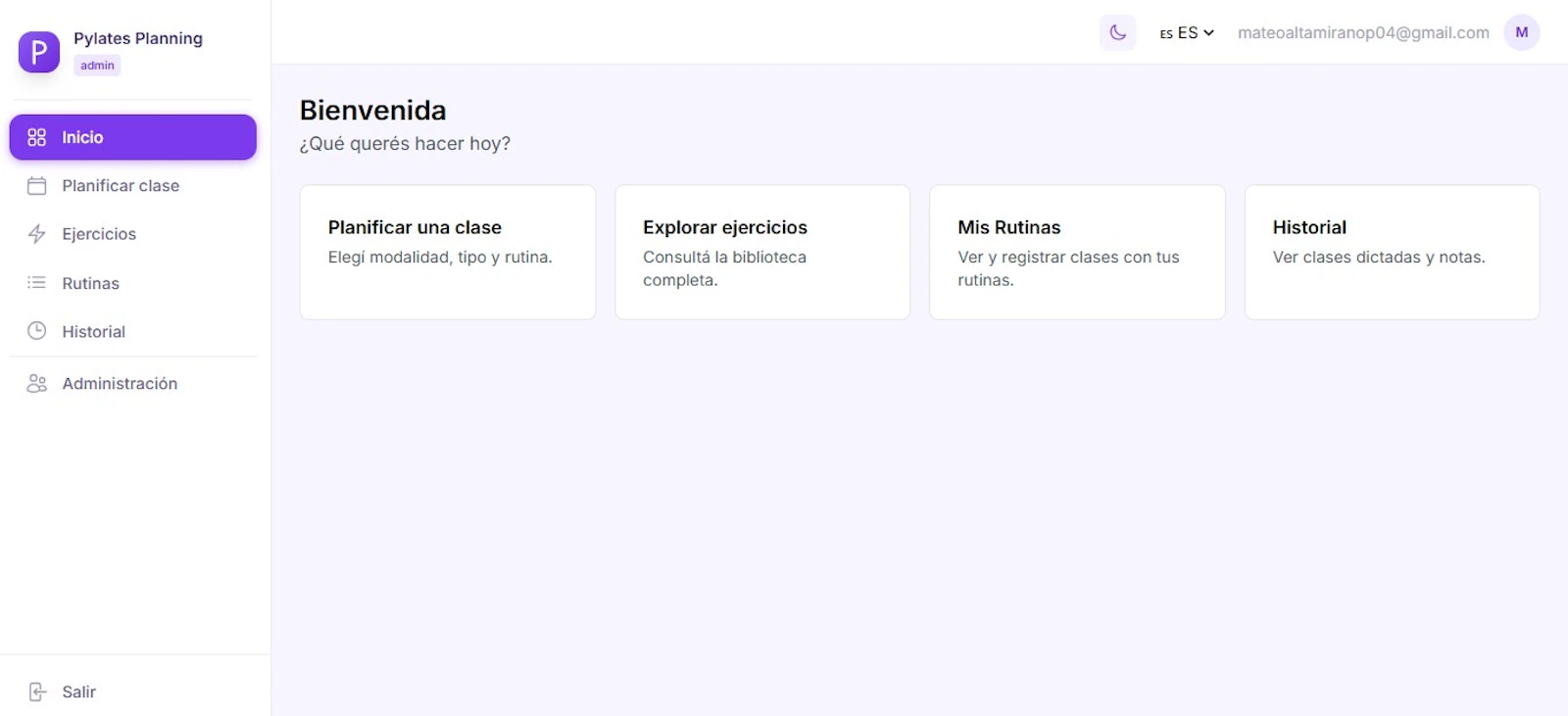 Pylates Planning screenshot 2