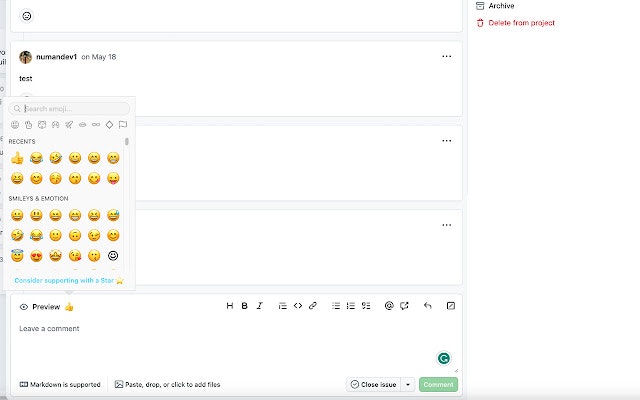 GitHub Emoji Extension media 3