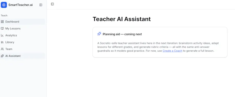 SmartTeacher.ai — Teacher screenshot 2