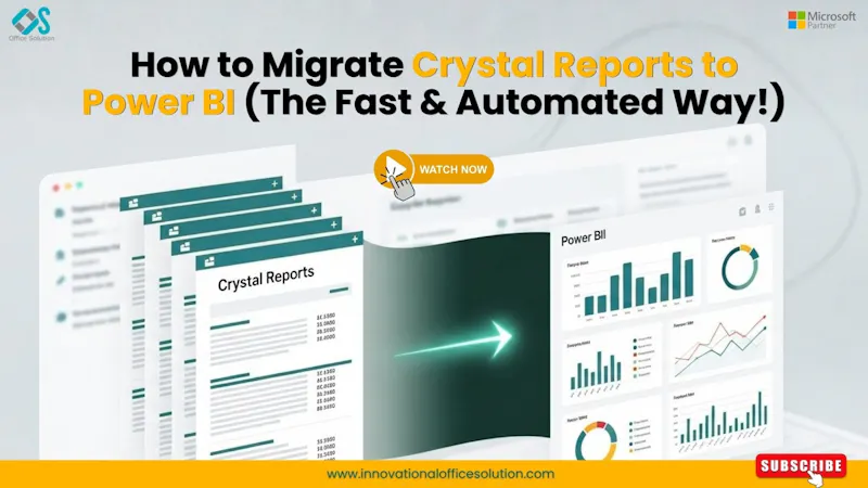 Crystal Reports to Power BI screenshot 1 (video preview)