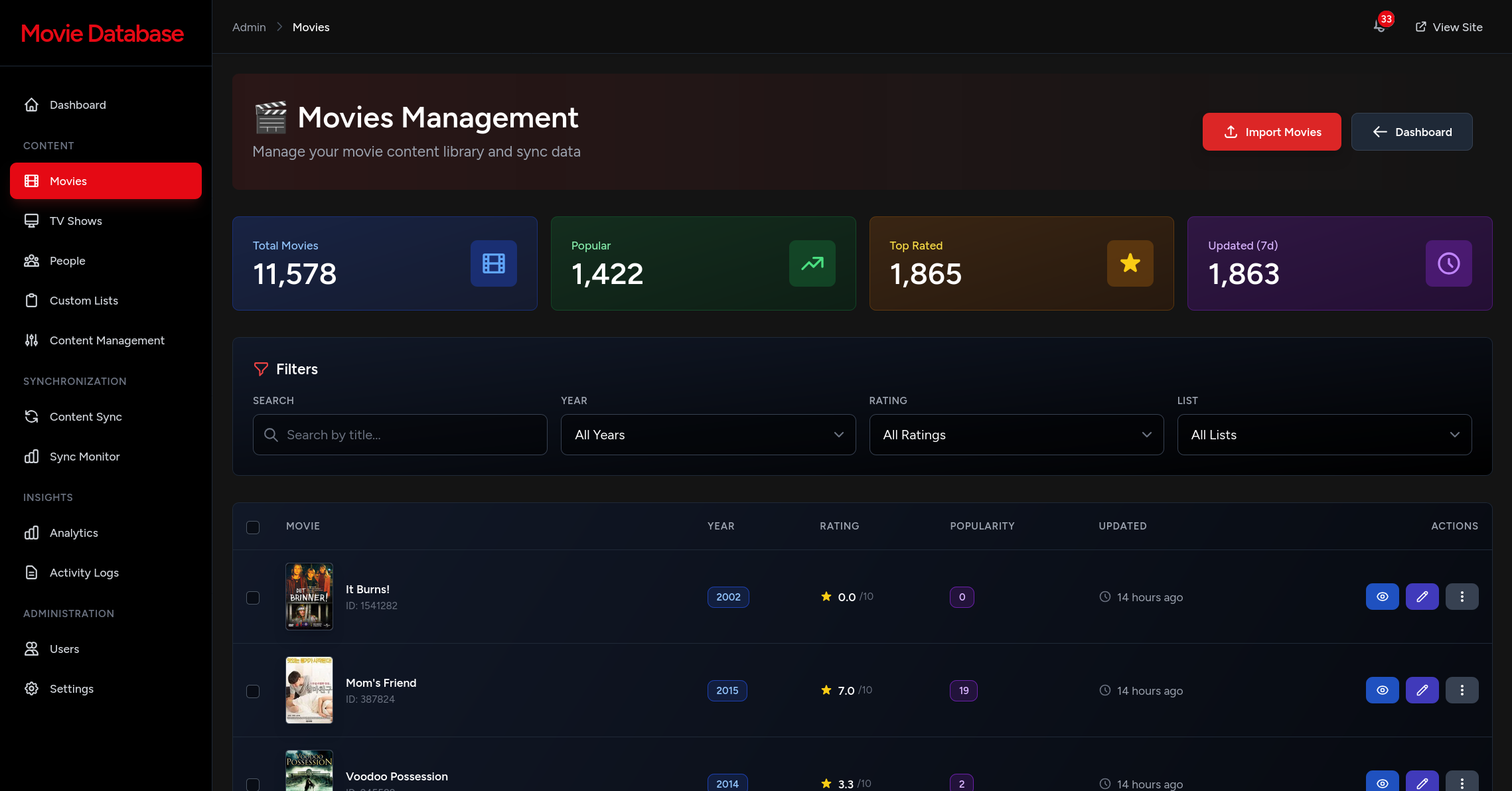 MDB - Movie & TV Show Database  gallery image